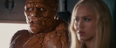 When he surfaces move the fight away from the crowd - Fantastic 4: Rise of the Silver Surfer