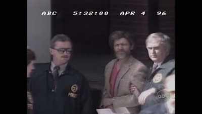 When Ted gets trotted out
to go to the courthouse. - Unabomber: In His Own Words
