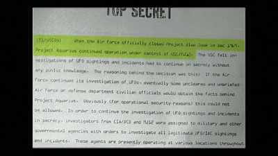 "When the Air Force
officially closed - Truth Hunter