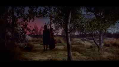 When the blazing sun
hangs low in the western sky-- - Spartacus