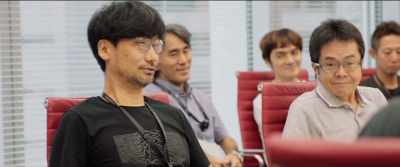 When the camera is rolling,
the atmosphere is suddenly positive here. - Hideo Kojima: Connecting Worlds
