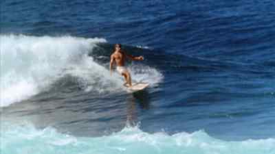 When the collapsing wave
squirts air and water
out the end, - The Endless Summer