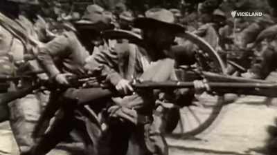 When the Confederate infantry line
got to within a few hundred yards, - Guns That Changed The Game