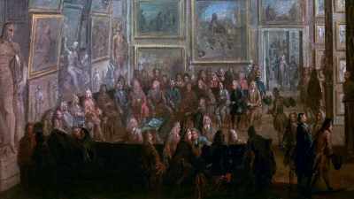 When the crowd demanded that
the two great men embrace, - Benjamin Franklin