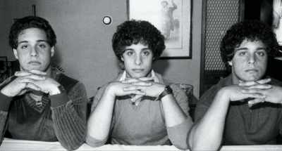 When the families met up
the first time - Three Identical Strangers