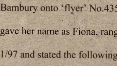 When the Fiona thing started, - Sophie: A Murder in West Cork