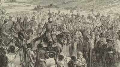 When the French
invaded in 1864, - Eva Longoria: Searching for Mexico
