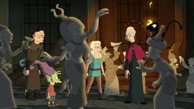 When the king returned,
he found everyone frozen in place. - Disenchantment