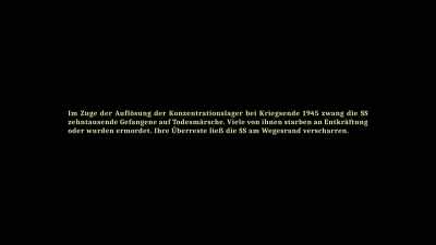 When the Nazis disbanded
the concentration camps, - The Silent Forest