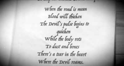 When the road is mean,
blood will thicken. - Where the Devil Roams