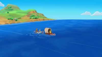 * When the road's getting rough
and the river's too wide * - Curious George: Go West, Go Wild
