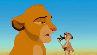 When the world turns its back on youyou turn your back on the world - The Lion King