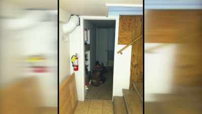  - When their realtor
 finally opened the door, - Phrogging: Hider in My House