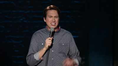 When has to shit, he doesn't have
a contact lens that goes, like, - Pete Holmes: Dirty Clean