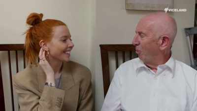 When he told me, he came in
with his suit on. "What's going on?" - Stacey Dooley Sleeps Over