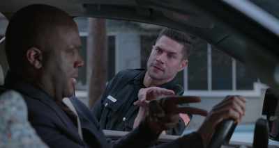 When you touch the glove compartment,
invert that into the peace sign - A Madea Family Funeral