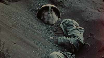 When we uncovered
it, it was a Marine. - The Pacific War in Color