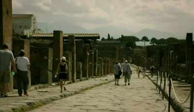 When Vesuvius erupted,
it just went - BANG! - The Trip