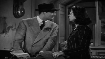 When you walk out that door - His Girl Friday