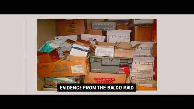 When we were conducting
the search warrant at BALCO, - Untold: Hall of Shame