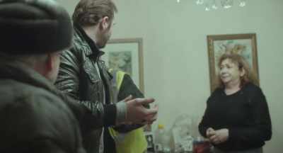 - When we were in Prague, my husband bought it.
- I'm so sorry. - Give Me Liberty