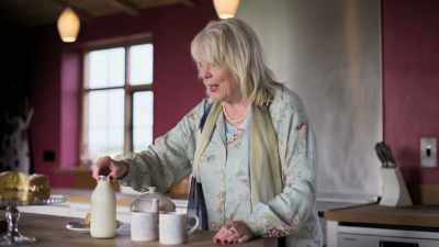 -- When we had strawberries, - Extraordinary Escapes with Sandi Toksvig