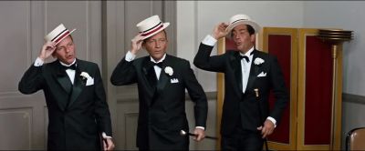 When you wear those duds Duds with black tie and studs - Robin and the 7 Hoods