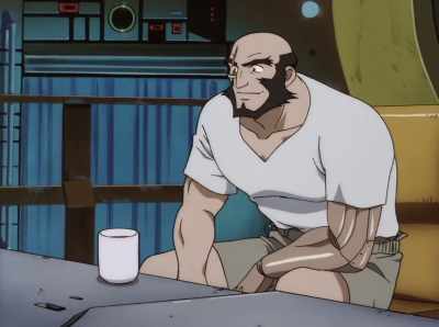 When you were this little, I met you
when I was visiting your father. - Cowboy Bebop