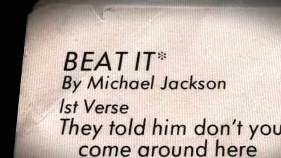  When he wrote "Beat It," - Thriller 40
