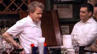 WHEN YOU CHANGE DIRECTIONS
SO RADICALLY, - Kitchen Nightmares