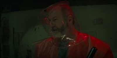 When you're heading out,
after decon, - The Hot Zone