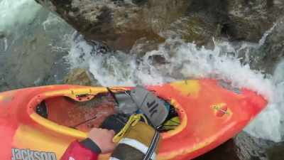 When you're moving
with a 100-pound kayak - Edge of the Earth