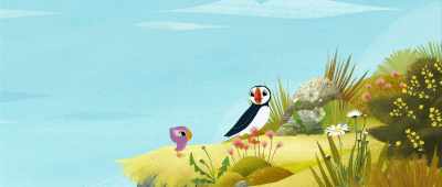 When you're ready, I'll see you
back at the burrows. - Puffin Rock and the New Friends