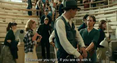 Whenever you feel right.
if you are ok with it.
. - Never Look Away