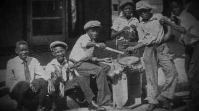 Whenever we'd get to a part
we didn't know the words, - Louis Armstrong's Black & Blues