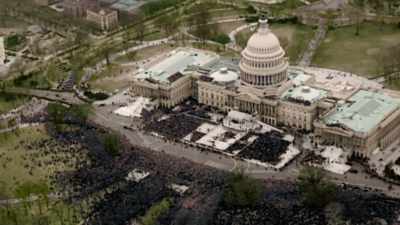 ...WHERE A CROWD
OF 250,000 GATHER. - America in Color