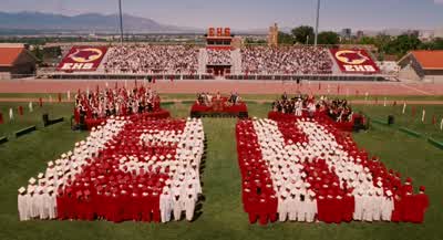 East High is a place where teachers encouraged us to break the status quoAnd define ourselves as we chooseWhere a jock can cook up a mean crème brûléeAnd the brainiac can break down on the dance floorIt's a place where one person if it's the right - High School Musical 3