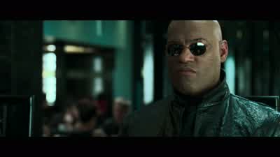 No reason at all Where are you goingPlease ma cherie I have told you We are all victims of causalityI drank too much wine I must take a pissCause and effect Au revoir - The Matrix Reloaded