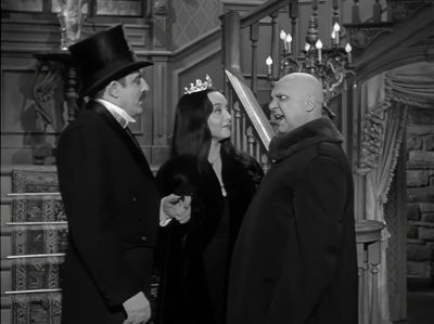 Where are you going,
to a masquerade? - The Addams Family