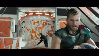 Where are the guns on this shipThere aren't anyIt's a leisure vessel WhatGrandmaster uses it for his good times orgies and stuffDid she just say the Grandmaster uses it for orgiesYeahDon't touch anything - Thor: Ragnarok