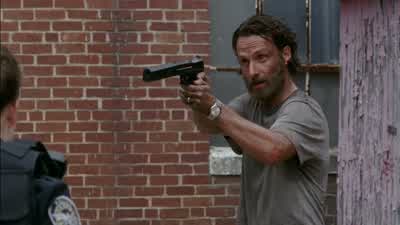 Where are those rotters you were shooting at? - The Walking Dead
