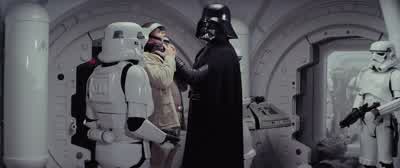 Where are those transmissions you interceptedWhat have you done with those plansWe intercepted no transmissionsThis is a consular ship We're on a diplomatic missionIf this is a consular ship where is the ambassadorCommander tear this ship apart until - Star Wars: Episode IV   A New Hope