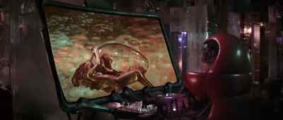 - Where are we?
- In the Mathmos. And alive! - Barbarella
