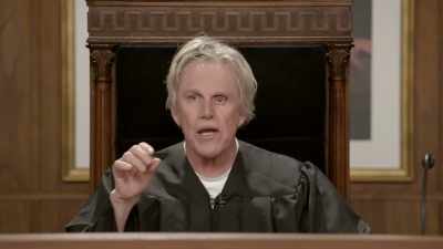 Where they can put
their helmet on, - Gary Busey: Pet Judge