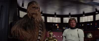 Where did you dig up that old fossilBen is a great manYeah Great at getting us into trouble I didn't hear you give any ideas - Star Wars: Episode IV   A New Hope