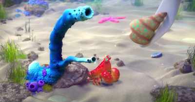 - Where did you even
find him, Snowball? - Dolphin Boy