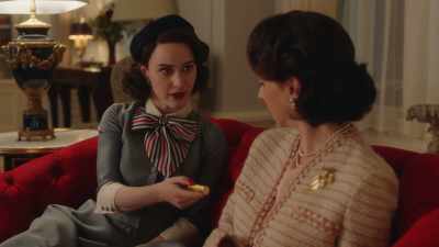 -Where did you get it? -My job.
At the makeup counter. At work. - The Marvelous Mrs. Maisel