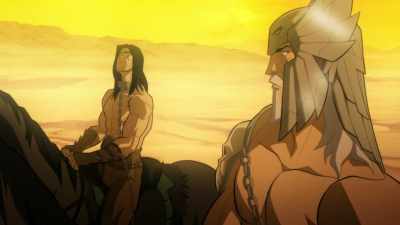 Where did you say
you were from, mercenary? - Justice League: Warworld