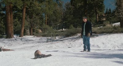Where do you got the camera hidden in the woods - Mr  Deeds