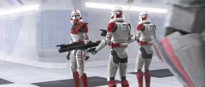 Where do you think you're going?
The training facility is that way. - Star Wars: The Bad Batch